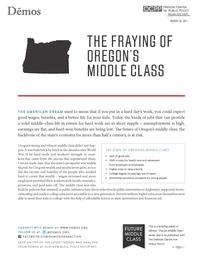 Read About and Speak Out for the Middle Class